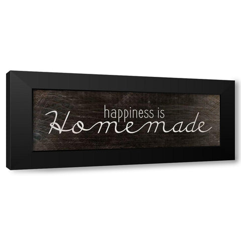 Happiness is Homemade Black Modern Wood Framed Art Print with Double Matting by Kimberly, Allen