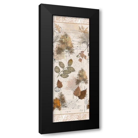 My Fall Panel Black Modern Wood Framed Art Print with Double Matting by Kimberly, Allen
