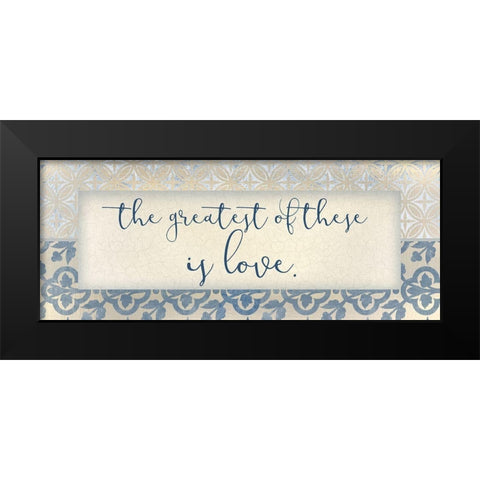 The Greatest 4 Black Modern Wood Framed Art Print by Kimberly, Allen