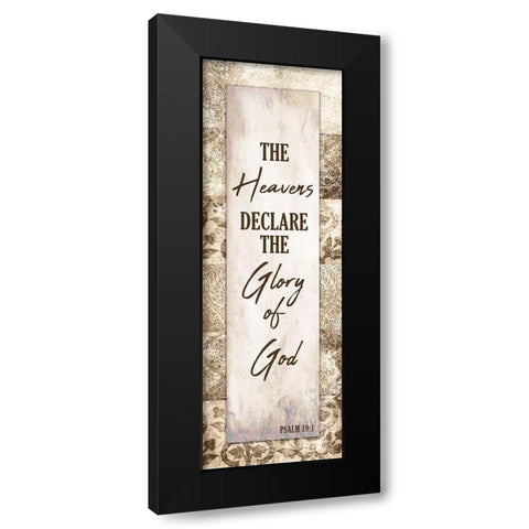 The Heavens Black Modern Wood Framed Art Print by Kimberly, Allen