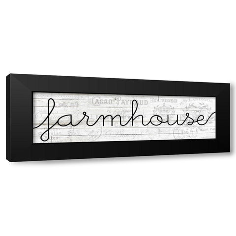 Farmhouse Black Modern Wood Framed Art Print with Double Matting by Kimberly, Allen
