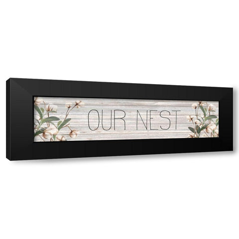 Cotton Days 8 Black Modern Wood Framed Art Print by Kimberly, Allen