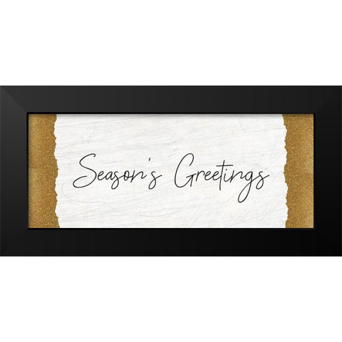 Christmas Luxe 10 Black Modern Wood Framed Art Print by Kimberly, Allen