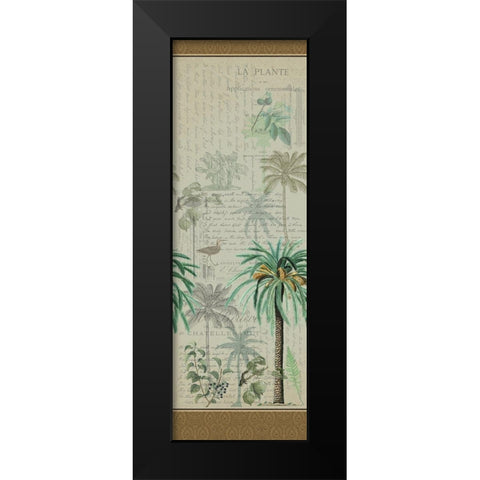 Palm Dreams Black Modern Wood Framed Art Print by Kimberly, Allen