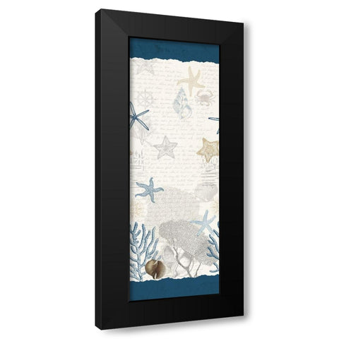 Starfish Dreaming Black Modern Wood Framed Art Print by Kimberly, Allen