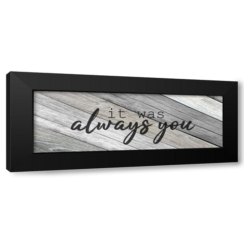 Forever Family 3 Black Modern Wood Framed Art Print by Kimberly, Allen