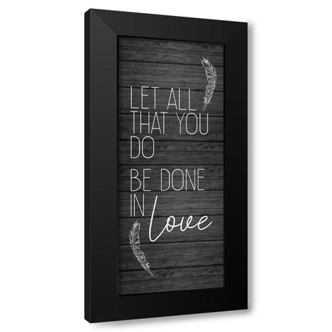 Be Still and Know 2 Black Modern Wood Framed Art Print with Double Matting by Kimberly, Allen