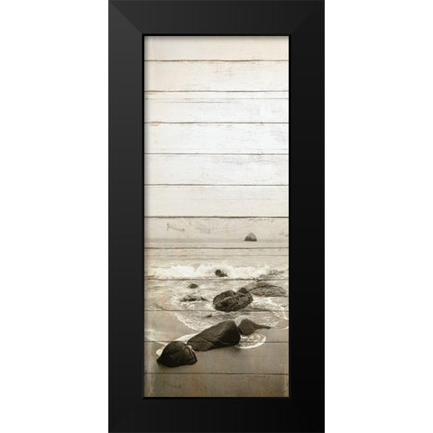 By the Sea 4 Black Modern Wood Framed Art Print by Kimberly, Allen