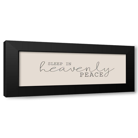 Heavenly Peace Black Modern Wood Framed Art Print by Kimberly, Allen