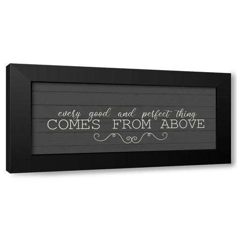 Comes From Above Black Modern Wood Framed Art Print with Double Matting by Kimberly, Allen