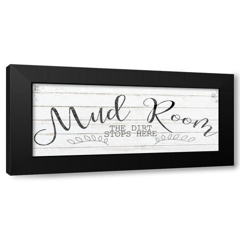 Mud Room Black Modern Wood Framed Art Print with Double Matting by Kimberly, Allen