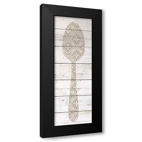 Utensils 2 Black Modern Wood Framed Art Print by Kimberly, Allen