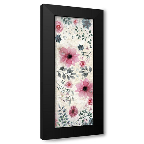 Blooming Dreams Panel Black Modern Wood Framed Art Print by Kimberly, Allen