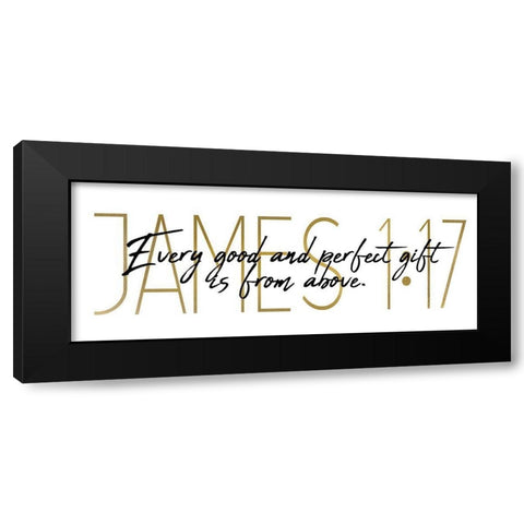 Every Good and Perfect Panel Black Modern Wood Framed Art Print by Kimberly, Allen