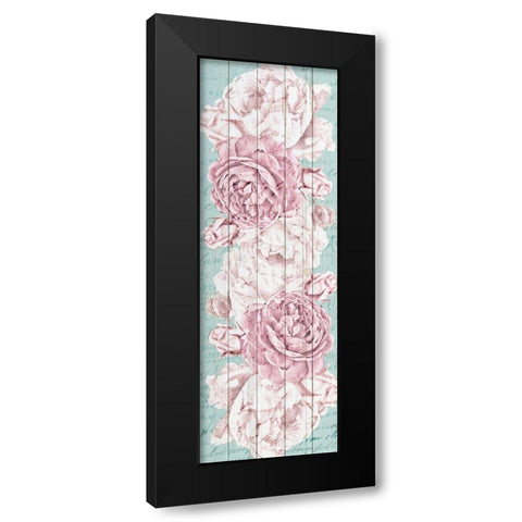 Rose Panel Black Modern Wood Framed Art Print by Kimberly, Allen