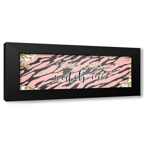 She Believed 2 Black Modern Wood Framed Art Print by Kimberly, Allen