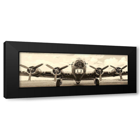 Up Black Modern Wood Framed Art Print with Double Matting by Allen, Kimberly