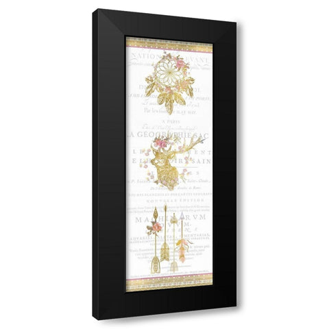 Free Spirit Panel Black Modern Wood Framed Art Print by Allen, Kimberly