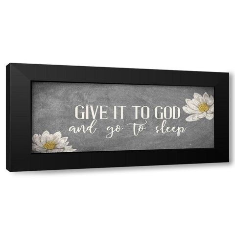 Give It 2 Black Modern Wood Framed Art Print by Allen, Kimberly