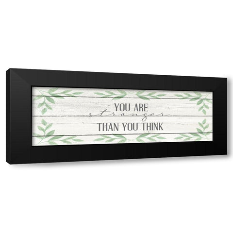 You Are Black Modern Wood Framed Art Print by Allen, Kimberly