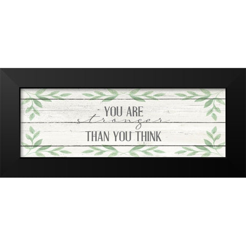You Are Black Modern Wood Framed Art Print by Allen, Kimberly