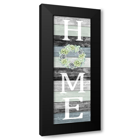 Home Panel Black Modern Wood Framed Art Print by Allen, Kimberly