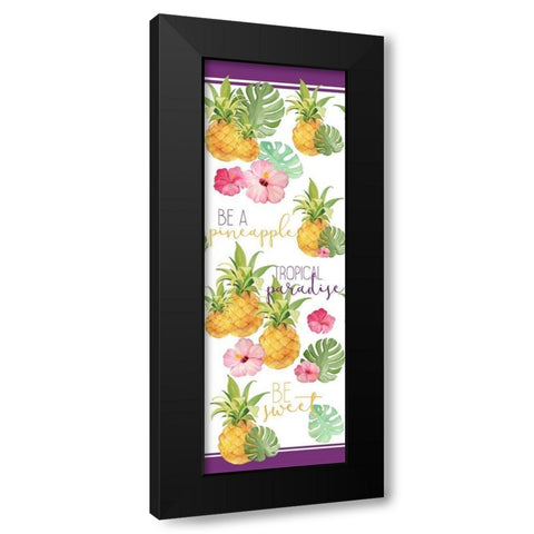 Be Sweet Black Modern Wood Framed Art Print with Double Matting by Allen, Kimberly