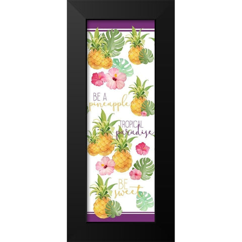 Be Sweet Black Modern Wood Framed Art Print by Allen, Kimberly