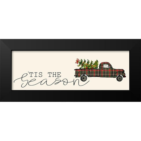 Tis the Season Black Modern Wood Framed Art Print by Allen, Kimberly