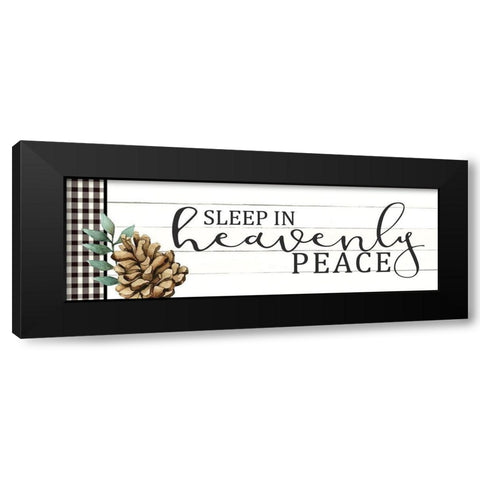 Sleep in Heavenly Peace Black Modern Wood Framed Art Print by Allen, Kimberly