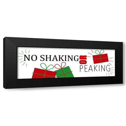 No Shaking Black Modern Wood Framed Art Print with Double Matting by Allen, Kimberly