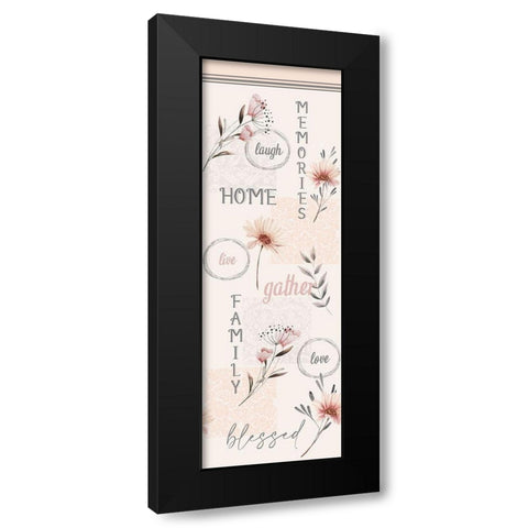 Always Blessed Panel Black Modern Wood Framed Art Print by Allen, Kimberly