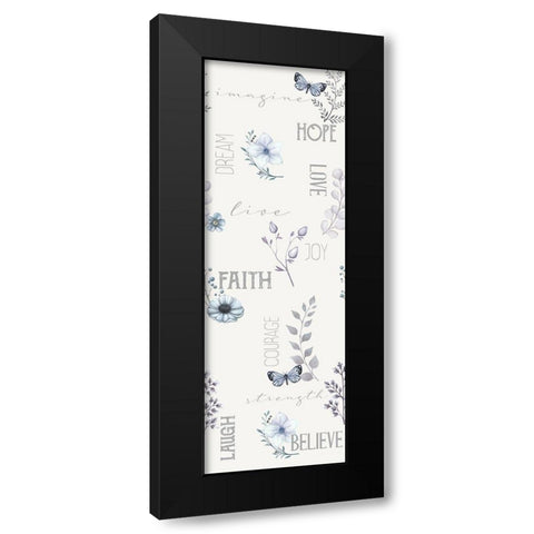 Inspiration Panel Black Modern Wood Framed Art Print with Double Matting by Allen, Kimberly