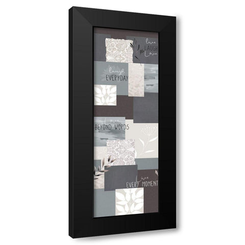 Love Beyond Panel Black Modern Wood Framed Art Print by Allen, Kimberly