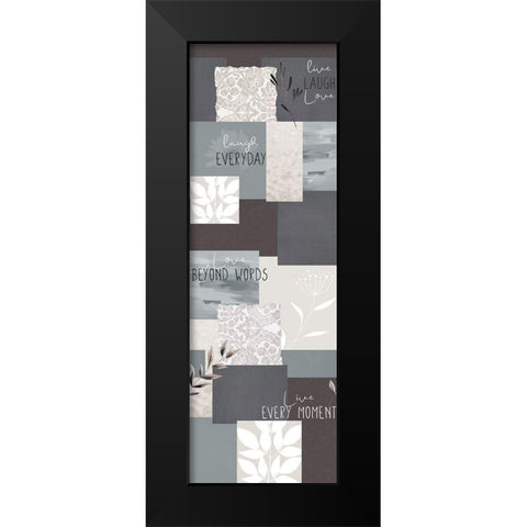 Love Beyond Panel Black Modern Wood Framed Art Print by Allen, Kimberly