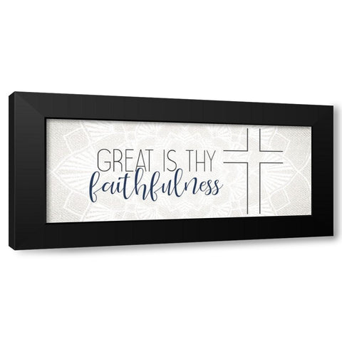 Great Black Modern Wood Framed Art Print by Allen, Kimberly