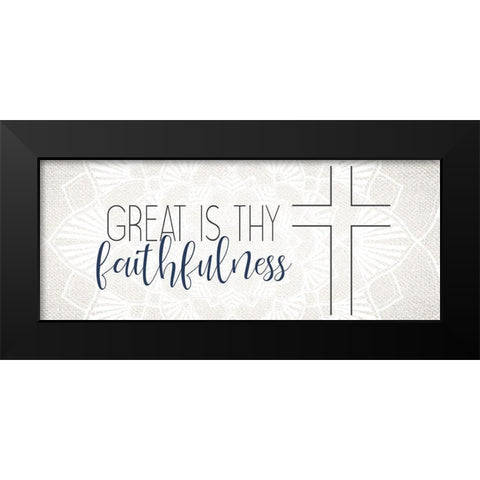 Great Black Modern Wood Framed Art Print by Allen, Kimberly