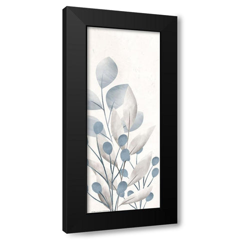 Dusty Blue 1 Black Modern Wood Framed Art Print by Allen, Kimberly