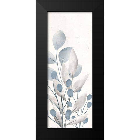 Dusty Blue 1 Black Modern Wood Framed Art Print by Allen, Kimberly