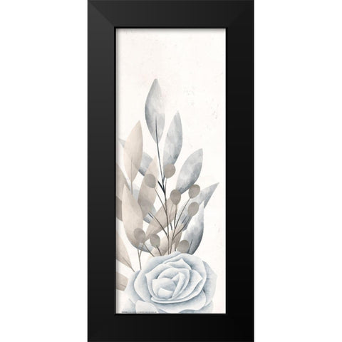 Dusty Blue 2 Black Modern Wood Framed Art Print by Allen, Kimberly