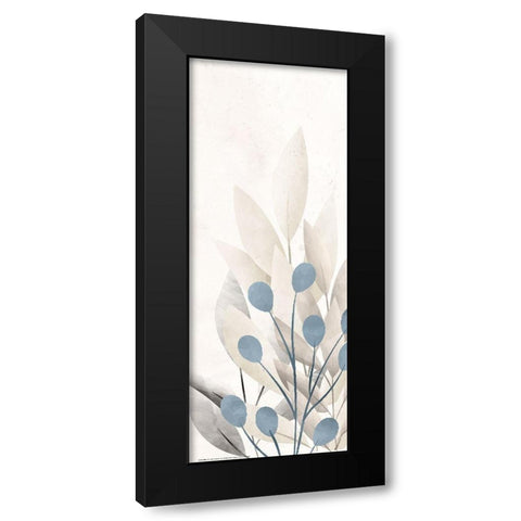 Dusty Blue 3 Black Modern Wood Framed Art Print with Double Matting by Allen, Kimberly