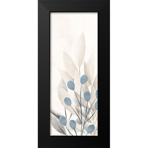 Dusty Blue 3 Black Modern Wood Framed Art Print by Allen, Kimberly