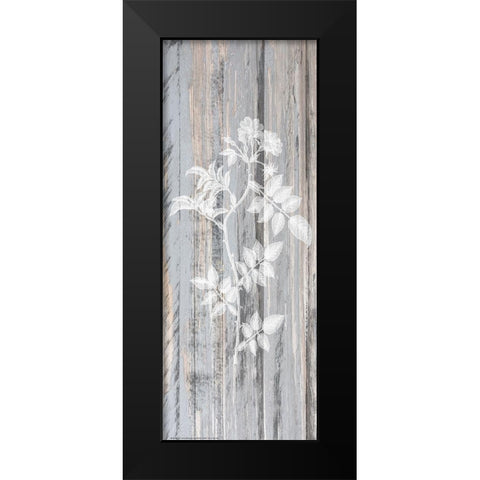 Botanical Wood 1 Black Modern Wood Framed Art Print by Allen, Kimberly