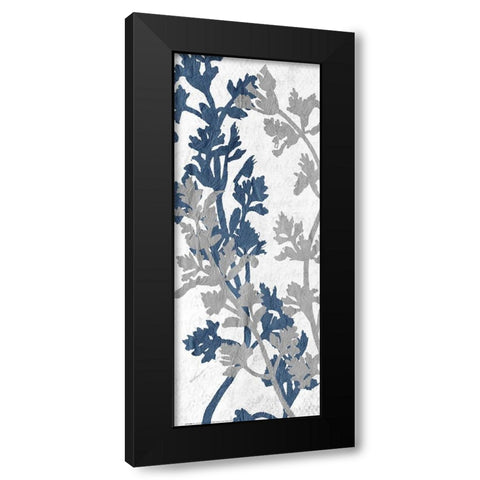 Navy Grey Branch 1 Black Modern Wood Framed Art Print by Allen, Kimberly