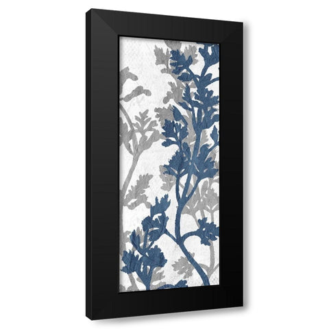 Navy Grey Branch 3 Black Modern Wood Framed Art Print by Allen, Kimberly