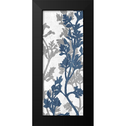 Navy Grey Branch 3 Black Modern Wood Framed Art Print by Allen, Kimberly