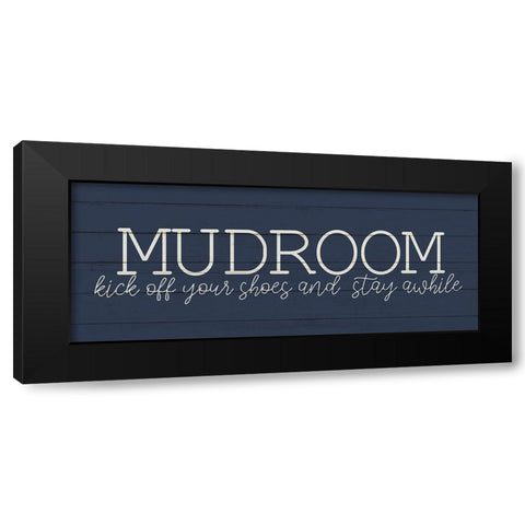 Mudroom Black Modern Wood Framed Art Print with Double Matting by Allen, Kimberly