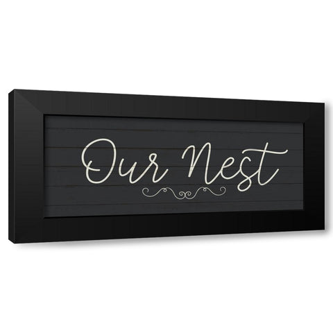 Our Nest Black Modern Wood Framed Art Print by Allen, Kimberly
