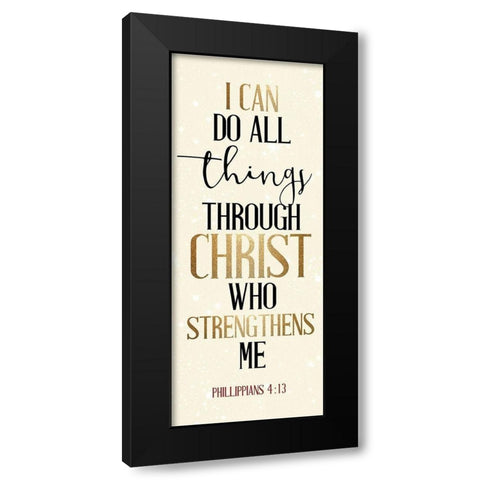 Pray Blessed Are 6 Black Modern Wood Framed Art Print by Allen, Kimberly