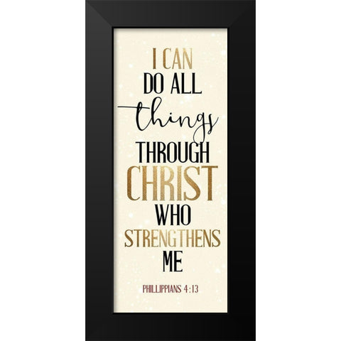 Pray Blessed Are 6 Black Modern Wood Framed Art Print by Allen, Kimberly
